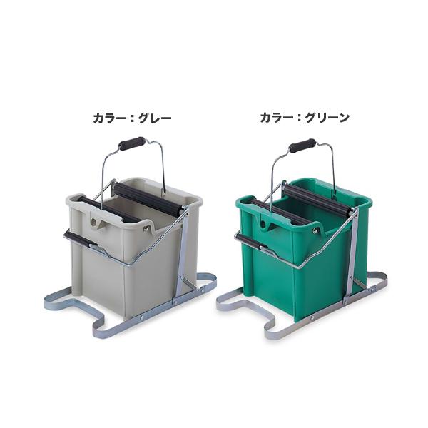 簡単な操作で手を汚さない！モップ糸を洗う、絞るの両方の作業を行うことができます。しっかり絞れるステップタイプです。病院や学校、施設で活躍しています。商品番号PCE-441-500-0完成品（新品）サイズ幅342×奥行485×高さ288mm重...