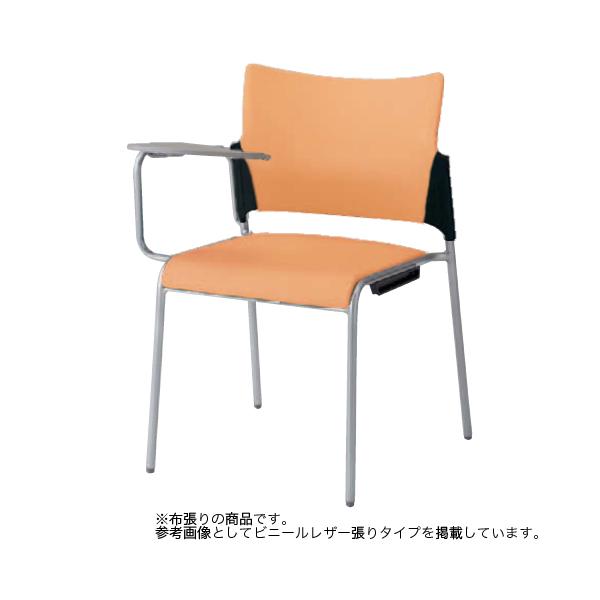 美品　OKAMURA 折り畳みテーブル付き　スタッキングチェアー オカムラ（okamura） スタッキングチェア キャスター付き オフィス