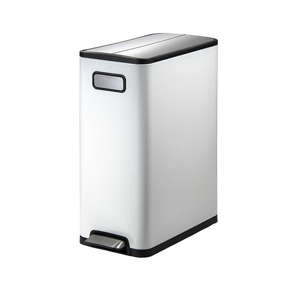 EKO（イーケーオー） soldout ゴミ箱 20L+20L ホワイト 両開き ペダル