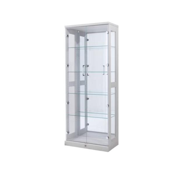 台輪部分に鍵がついているので大切なコレクションの収納に最適！コレクションラック本体には3タイプのLEDライト（別売り）をつけることができ、お好みのLEDライトのタイプをお選びいただくことができます。商品番号66-OLIVE-64CRH完成品...