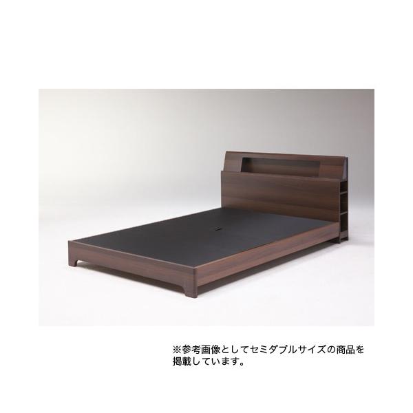 ベッドフレーム シングル 送料無料 ベッド 棚付きベッド 照明付きベッド 足元ライト付き 木製フレーム ミモザ Sフレーム（レッグ