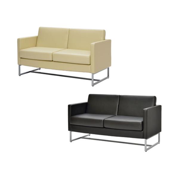 細身の脚部ですっきりした印象のループ脚ソファ。商品番号68-GZLPSF-2組立状態完成品（新品）カラーブラック、ホワイトサイズ外寸：幅1330×奥行650×高さ733（座面高432）mm重量：約29kg仕様本体：天然木、合板背・座：ウレタ...