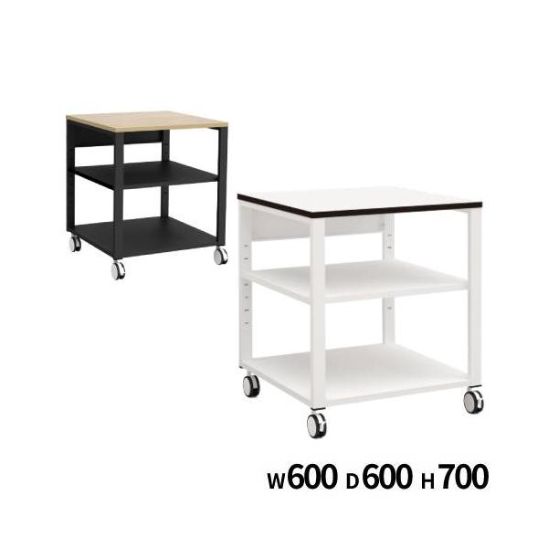 プリンター台 3段 幅600×奥行600×高さ700mm キャスター プリンター