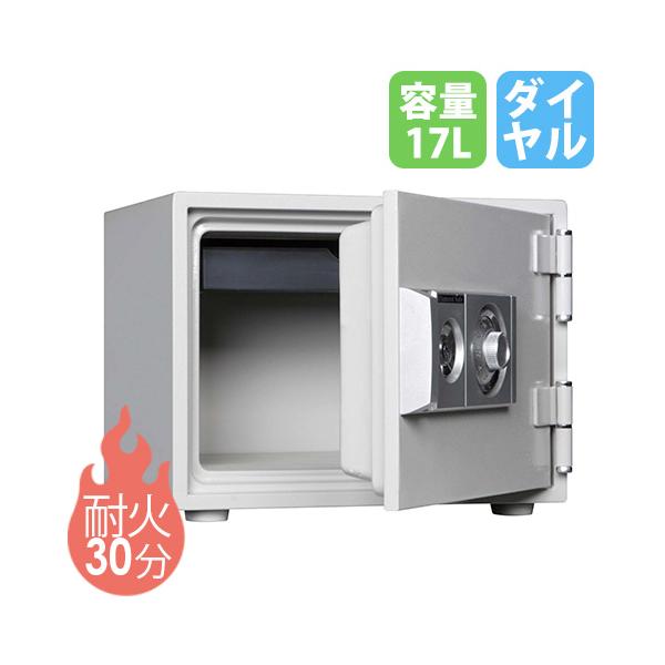 ダイヤセーフ（Diamond Safe） 耐火金庫 17L ダイヤル錠 1段 金庫 収納