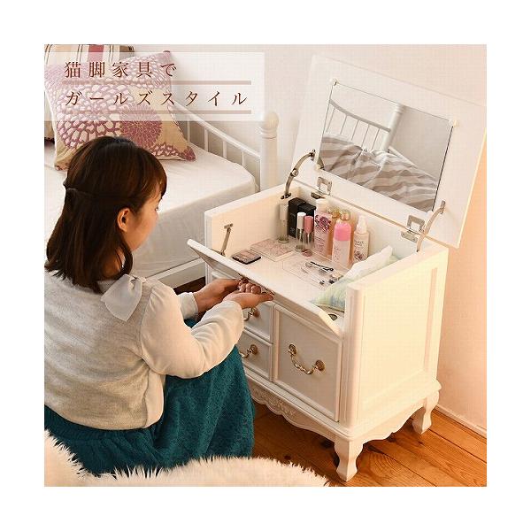 ホワイトドレッサー＊アイアン＊猫脚＊姫系 ホワイトドレッサー
