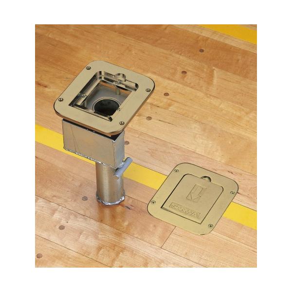 振動に強く割れにくい亜鉛合金製！支柱使用時に突起物が出ない落し蓋式を採用。蓋は割れにくく振動に強い亜鉛合金製です。運動施設や教育施設で活躍しています。商品番号LS-S-3285完成品（新品）※配送の注意事項がございます。詳細は下記表をご確認...