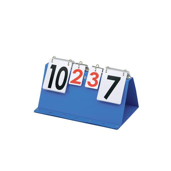 両面表示の卓球用得点板です。折りたたみができる、卓上タイプ。教育施設やスポーツ施設で活躍します。商品番号TL-B2683組立状態完成品（新品）カラー画像でご確認ください。サイズ外寸：幅40×奥行23.5×高さ22cm（折りたたみサイズ40×...