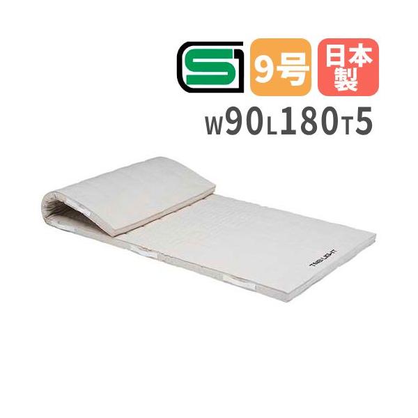 安心のSGマーク取得商品！合成スポンジとフェルトのコンビネーションマット。スポンジの弾力がフェルトに吸収され、教材用の着地マットとしてはもちろん、競技用としての性能を併せ持ちます。持ち手は安全に配慮した側面ベルト式です。商品番号TL-T23...