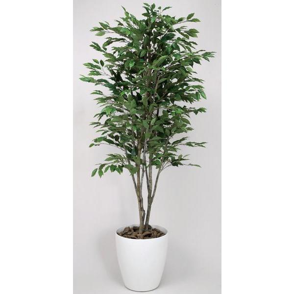 ベンジャミン 観葉植物 造花 鉢植え プラント 人工植物 植木 鉢付き 消
