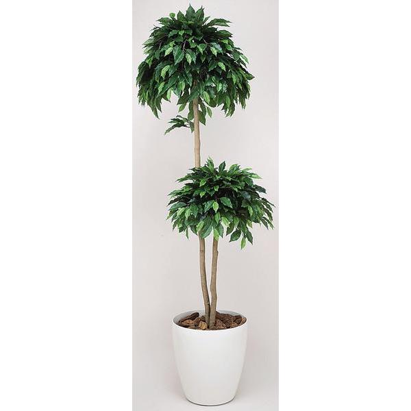 ベンジャミン 観葉植物 造花 鉢植え プラント 人工植物 植木 鉢付き 消