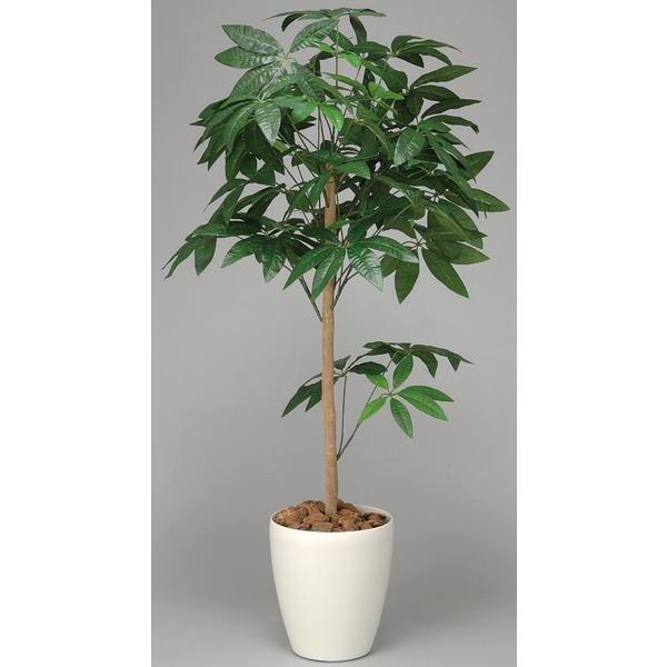 パキラ 観葉植物 造花 鉢植え プラント 人工植物 植木 鉢付き 消臭 