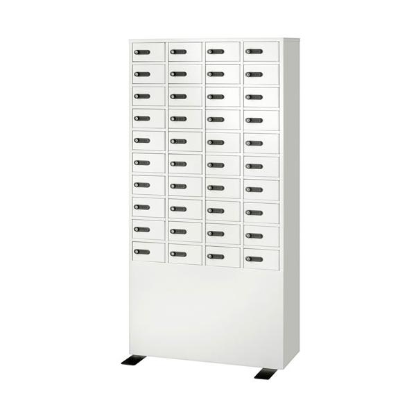 エーコー（EIKO） 送料無料 貴重品ロッカー ダイヤル錠 40人用 4列10段