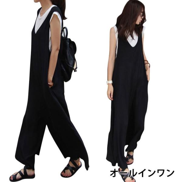 サロペットパンツ レディース オールインワン オーバーオール ワイドパンツ ガウチョパンツ 綿麻パンツ リネンパンツ 九分丈パンツ 夏服 普段着 ブラック Buyee Buyee Japanese Proxy Service Buy From Japan Bot Online