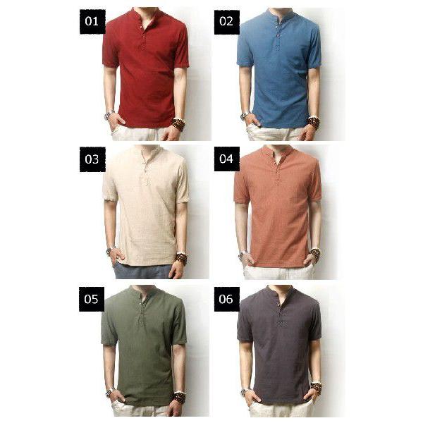リネンシャツ メンズ 立ち襟 チャイナ風 綿麻 半袖 Tシャツ 春 秋 無地 ナチュラル服 Buyee Buyee Japanese Proxy Service Buy From Japan Bot Online