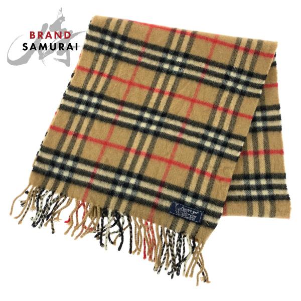 マフラー　バーバリー BURBERRY バーバリー マフラー チェック カシミアスカーフ
