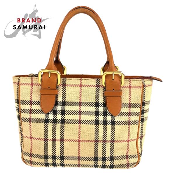 BURBERRY（バーバリー） ノバチェック ハンドバッグ ミニトート