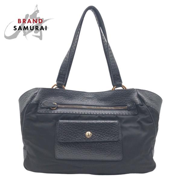 PRADA 美品 プラダ ヴィッテロダイノ テスート 三角ロゴ