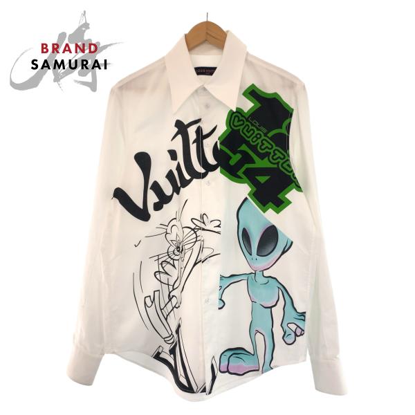 【LV】ルイヴィトン カートゥーンエイリアングラフィック サイズM ホワイト LOUIS VUITTON（ルイ・ヴィトン） 美品 カートゥーンエイリアン