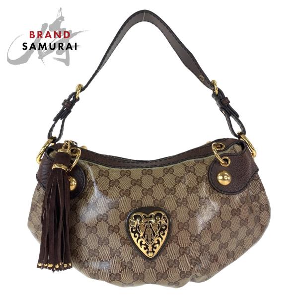 GUCCI グッチ ハンドル ヒステリア クレスト 紋章 Gucci紋章（ゴールドクレスト）について｜ビンテージバッグを