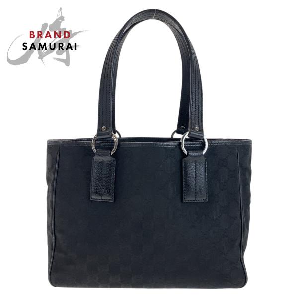 GUCCI（グッチ） ブラック 黒 シルバー金具 GGキャンバス/レザー