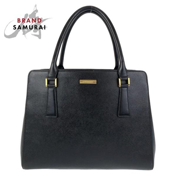 BURBERRY（バーバリー） 美品 中チェック柄 ブラック 黒 ゴールド金具