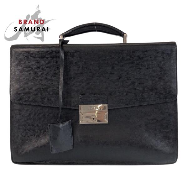 Bally（バリー） ヴィンテージ ブラック 黒 シルバー金具 レザー
