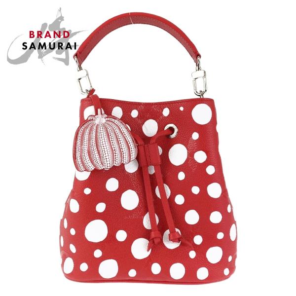 希少 新品未使用 LOUIS VUITTON ルイヴィトン LV×YK ネオノエ BB 草間彌生 日本限定モデル レッド レザー M46413 2way ショルダーバッグ ハンドバッグ レディース 400078 【中古】 LOUIS VUITTON（ルイ・ヴィトン） 希少 新品未使用 LV×YK ネオノエ BB