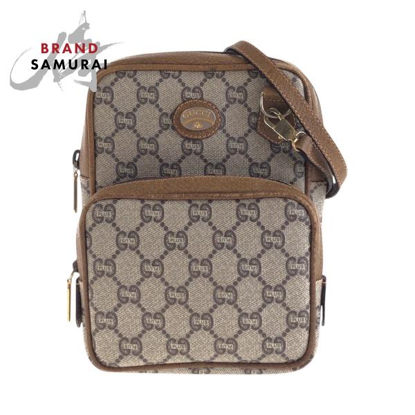 GUCCI（グッチ） ヴィンテージ GUCCIプラス ベージュ ゴールド金具 GG
