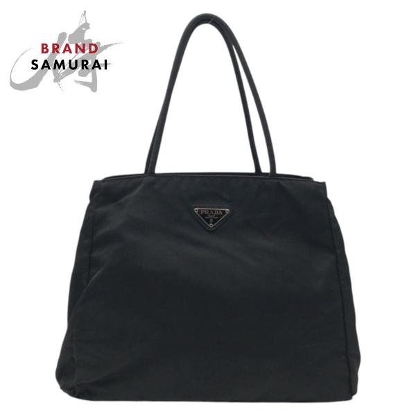 【美品✨】 PRADA プラダ　トートバッグ　ハンドバック　三角ロゴ　A4可 プラダ PRADA 三角ロゴプレート ビジネス トートバッグ