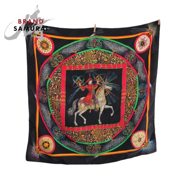 【RO】エルメス　Hermes　フェイスシルクスカーフ 上質なお洒落に【HERMES】☆Brides de Gala forever scarf 90