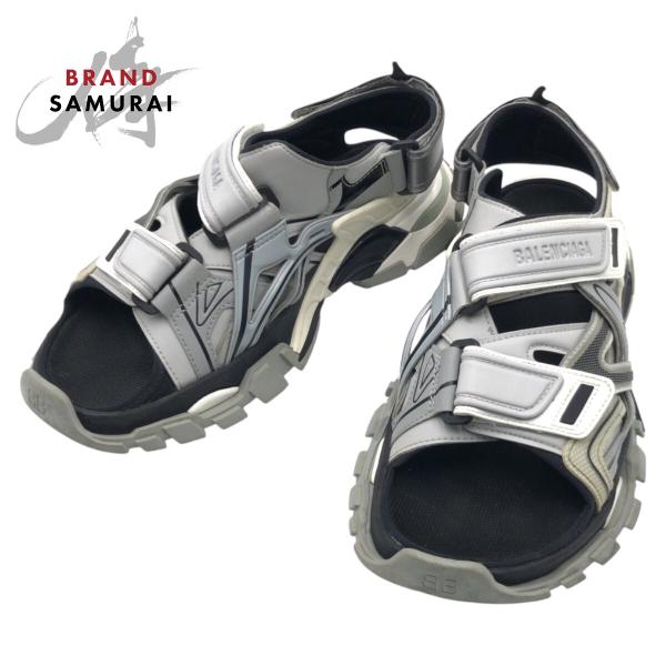 BALENCIAGA（バレンシアガ） トラックサンダル グレー ブラック 黒 PVC