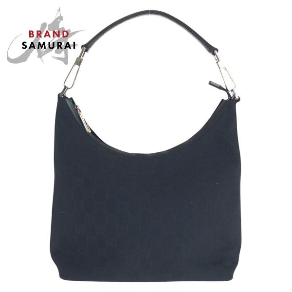 GUCCI（グッチ） 美品 ブラック 黒 GGキャンバス/レザー 000 0602