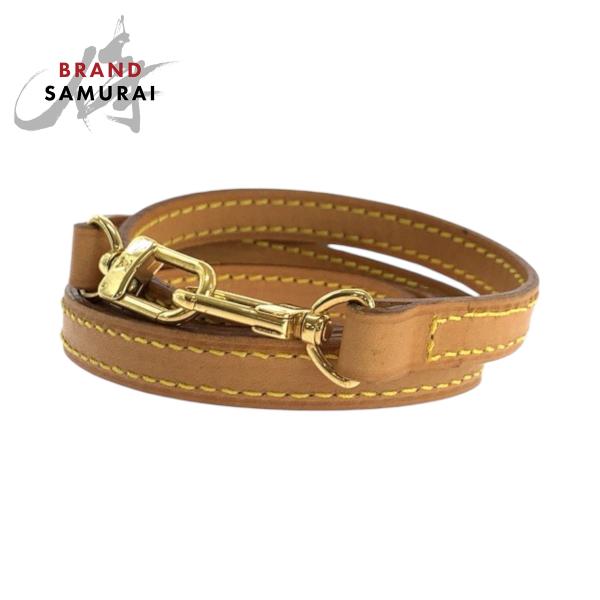 LOUIS VUITTON 美品 ルイヴィトン ライトブラウン ゴールド金具 レザー  