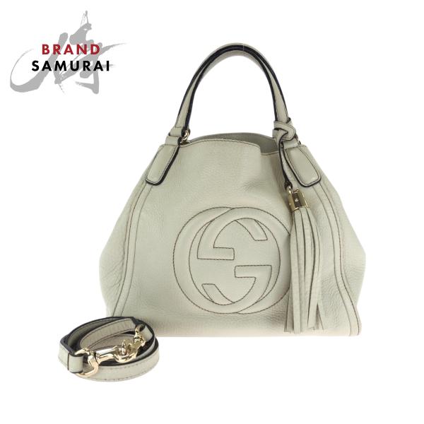GUCCI（グッチ） ソーホー インターロッキング フリンジ アイボリー