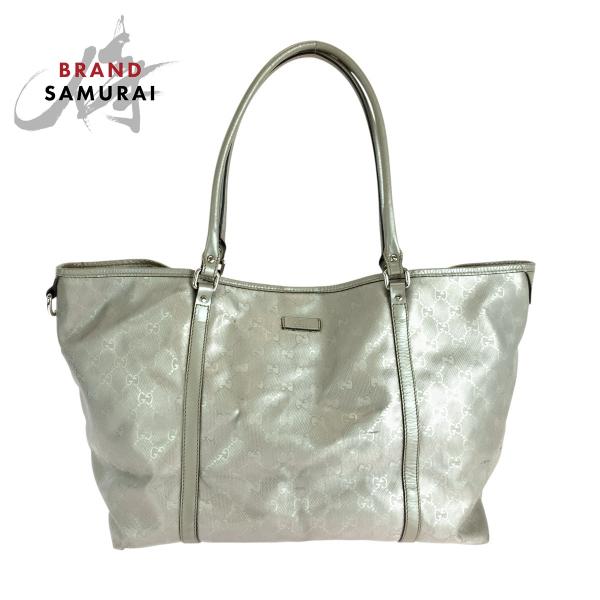 GUCCI（グッチ） GGインプリメ シルバー PVC 197954 トートバッグ