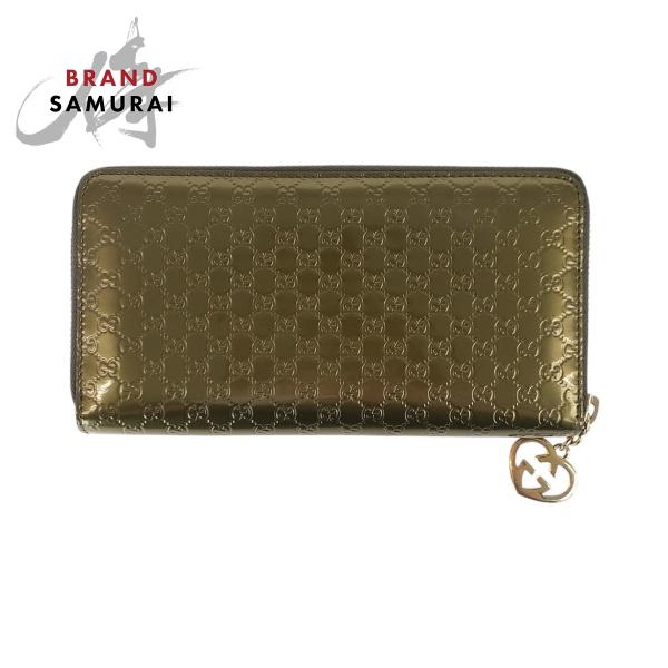 GUCCI 美品 グッチ マイクログッチシマ ハート インターロッキング  