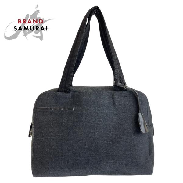 【美品】プラダスポーツ ブラック トートバッグ プラダスポーツ/トートバッグ/黒/ナイロンの買取実績【ブラン