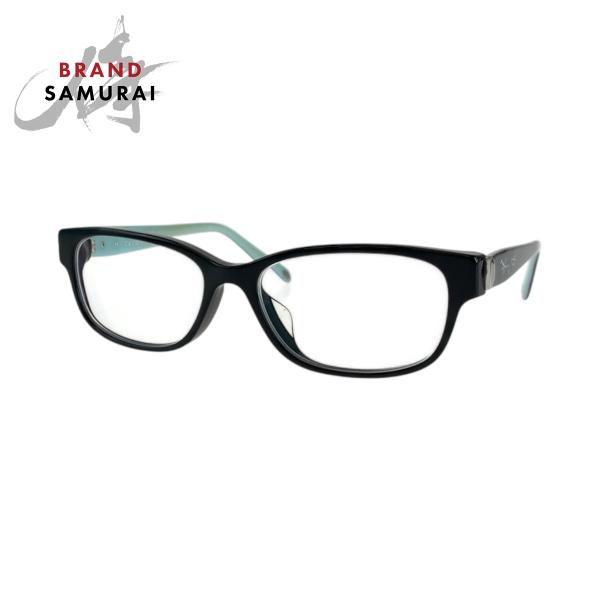 美品 TIFFANY&Co. ティファニー ブラック 黒 ブルー シルバー金具 プラスチック TF2126D 54▫︎16 メガネフレーム レディース 503100 【中古】 TIFFANY&Co.（ティファニー） 美品 ブラック 黒 ブルー シルバー金具