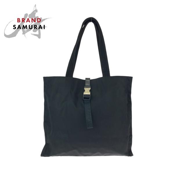 【人気】PRADA プラダ テスートナイロン ボディバッグ 黒 多機能 PRADA（プラダ） テスート ブラック 黒 シルバー金具 ナイロン トート