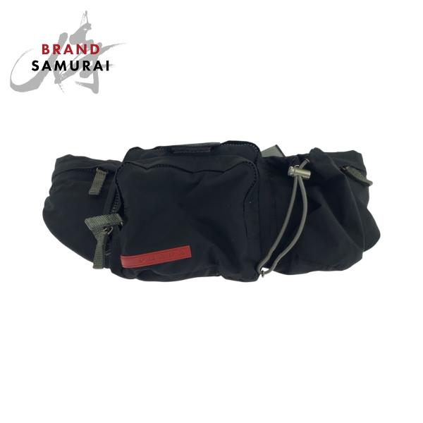 PRADAスポーツ　ボディバッグ ART-4VA056 ブラック PRADA プラダ プラダスポーツ ブラック 黒 シルバー金具
