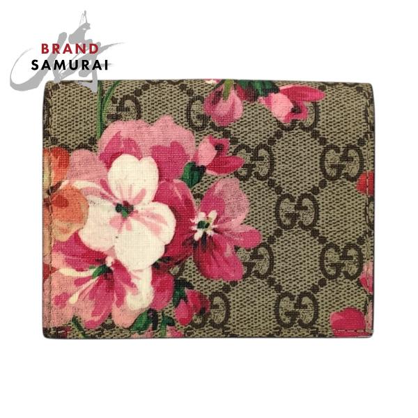 GUCCI 超美品 グッチ GGブルームス ベージュ ピンク GG