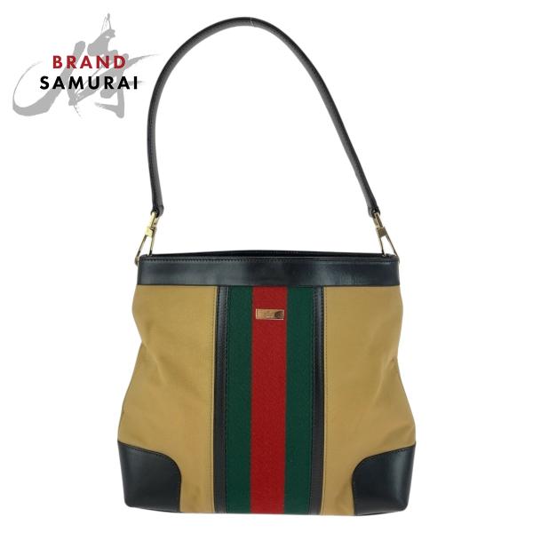 GUCCI（グッチ） シェリーライン ベージュ レッド グリーン シルバー