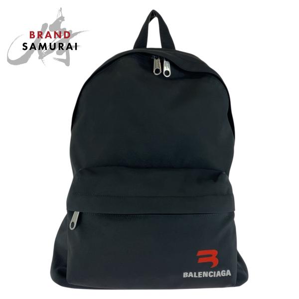 BALENCIAGA バックパック BALENCIAGA 美品 バレンシアガ ブラック 黒 シルバー金具