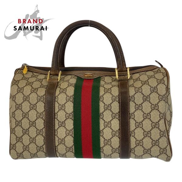 【希少】old GUCCIGGキャンバス シェリーライン トートバッグ GUCCI（グッチ） ヴィンテージ シェリーライン ベージュ GGスプリーム