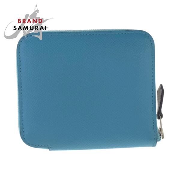 HERMES（エルメス） 美品 アザップ コンパクト シルクイン ブルー