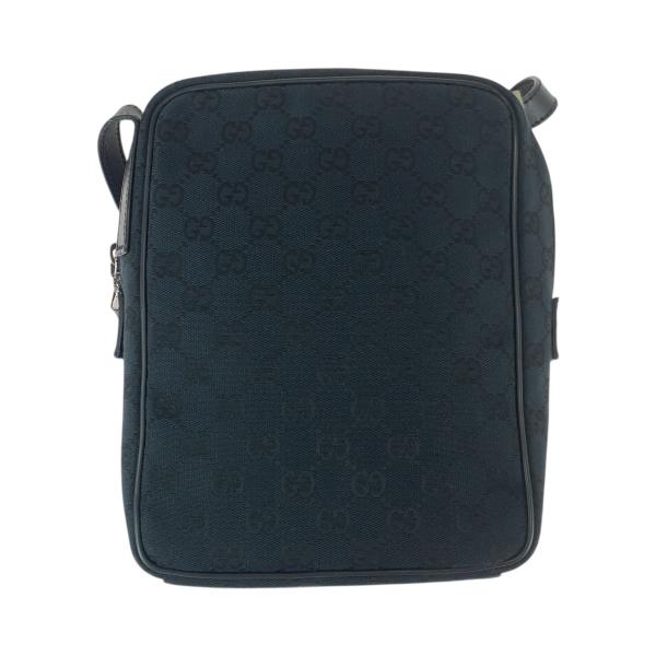 ���i GUCCI �O�b�` �u���b�N �� �V���o�[���� GG�L�����o�X/���U�[ 018.1612 �V�����_�[�o�b�O ���b�Z���W���[�o�b�O ���f�B�[�X 505685 ���i�摜1