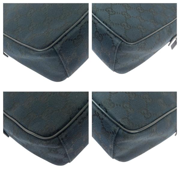 ���i GUCCI �O�b�` �u���b�N �� �V���o�[���� GG�L�����o�X/���U�[ 018.1612 �V�����_�[�o�b�O ���b�Z���W���[�o�b�O ���f�B�[�X 505685 ���i�摜2