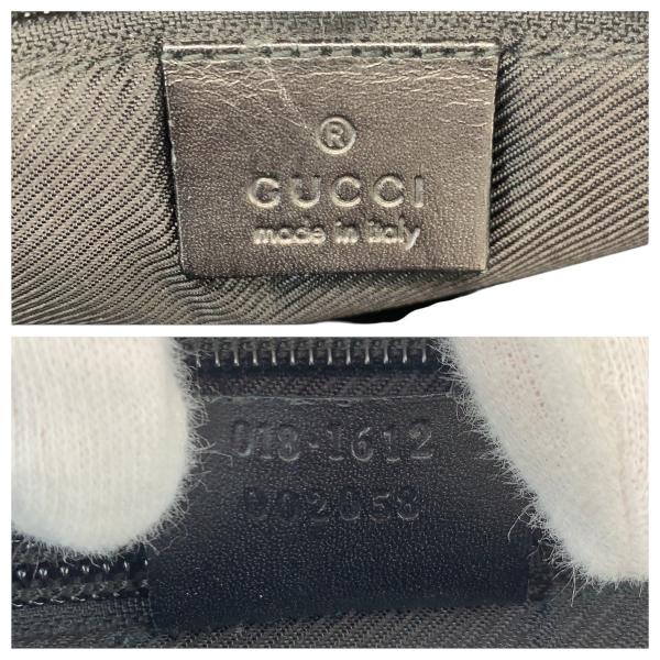 ���i GUCCI �O�b�` �u���b�N �� �V���o�[���� GG�L�����o�X/���U�[ 018.1612 �V�����_�[�o�b�O ���b�Z���W���[�o�b�O ���f�B�[�X 505685 ���i�摜3