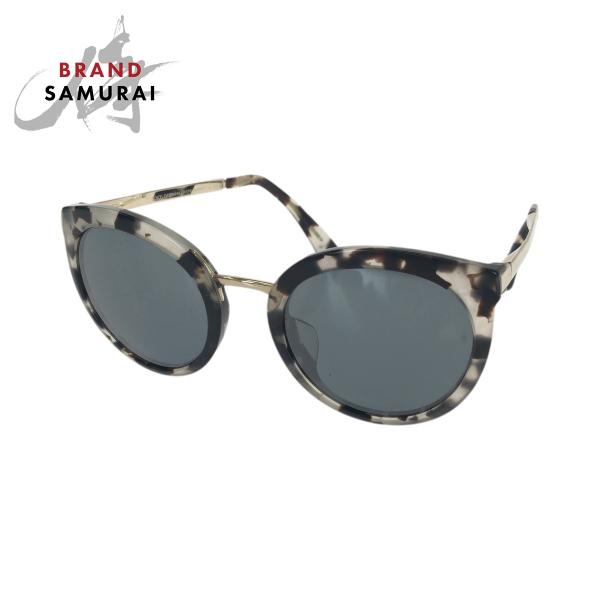 DOLCE&GABBANA ドルチェアンドガッバーナ ブラウン クリア ゴールド金具 プラスチック /メタル DG4268-F 2888/6G 52□22 140 3N サングラス 男女兼用 ラウンド レディース 506037 【中古】 ドルチェアンドガッバーナ ブラウン クリア ゴールド金具 プラスチック