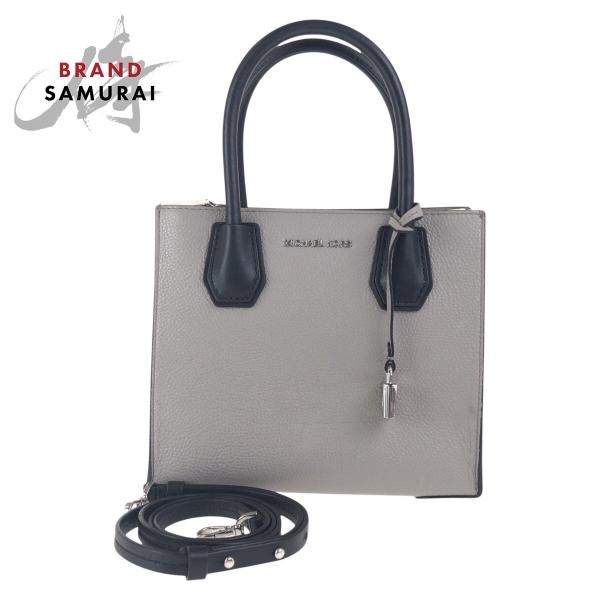 【良品】MICHAEL KORS マイケルコース レザー ショルダーバッグ MICHAEL KORS（マイケルコース） 美品 グレー マルチカラー シルバー